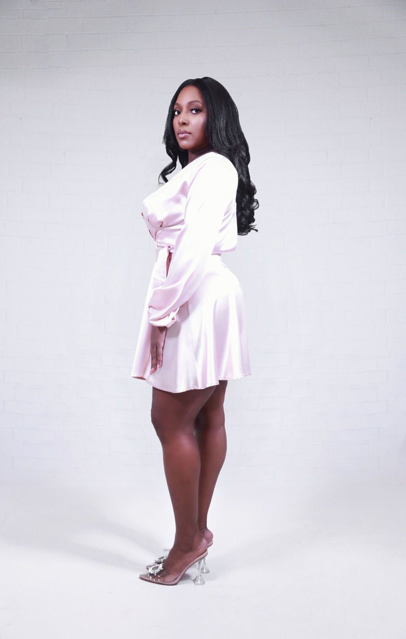 Your Sweetest Crush Satin Dress