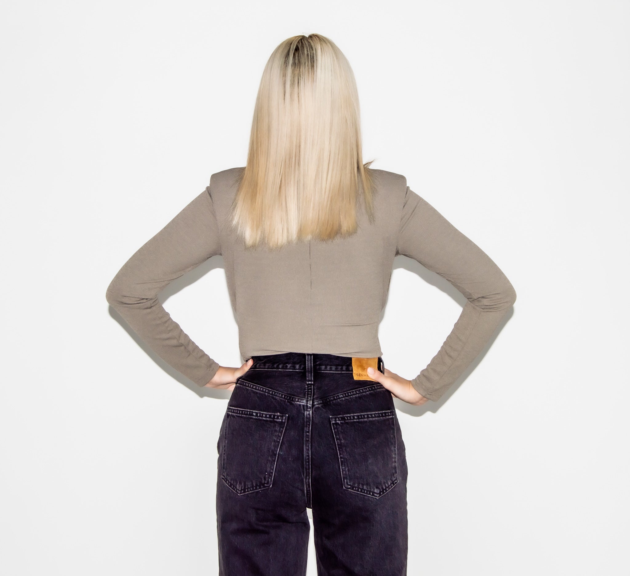 Not Your Basic Bodysuit Gray